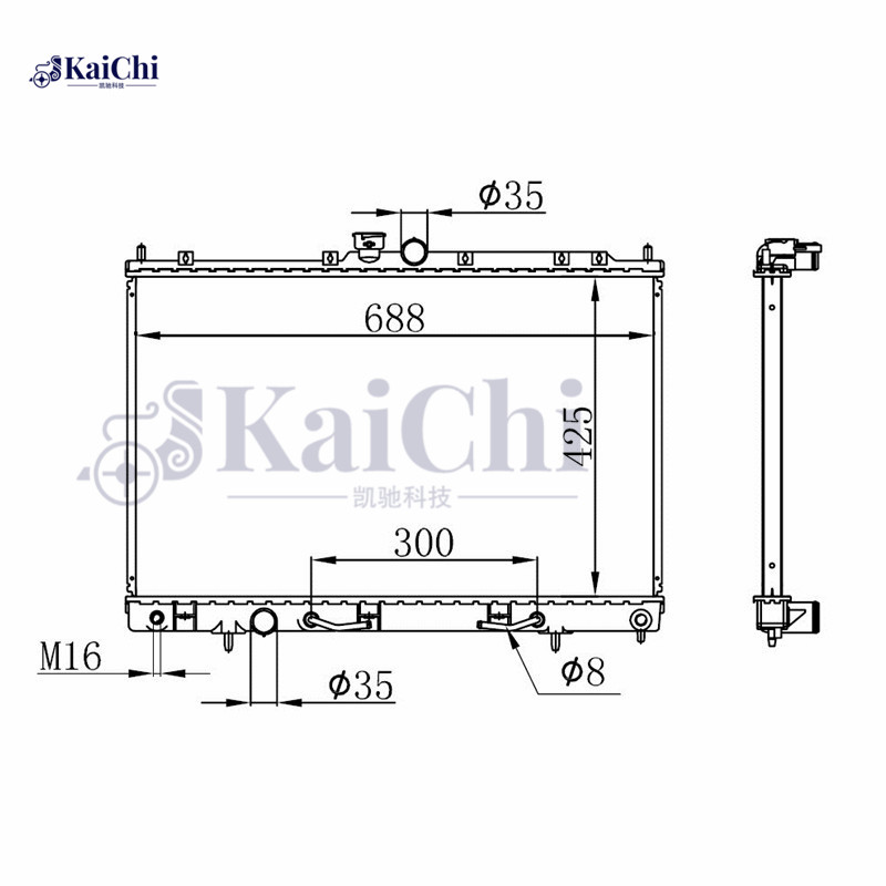 2617 Auto Radiator Mitsubishi Outlander 2.4L 2003-2006