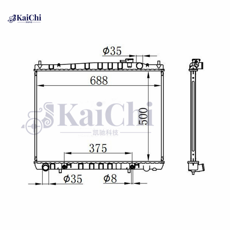 2459 Auto Radiator Nissan Pathfinder 3.5L 2001-2004 / Infiniti QX4 3.5L 2001-2003