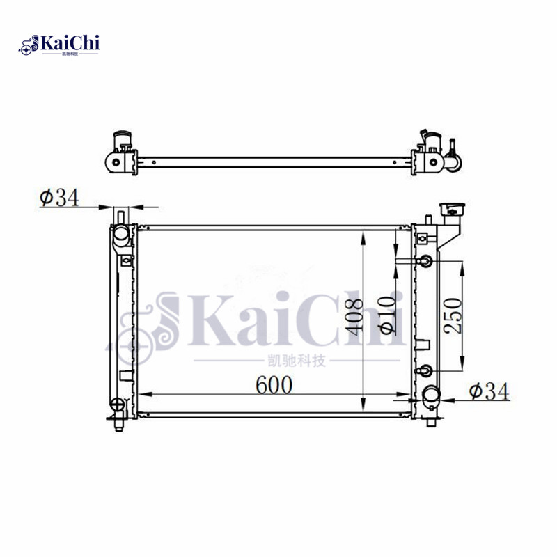 2776 Auto Cooling Radiator Scion tC 2.4L 2005-2010