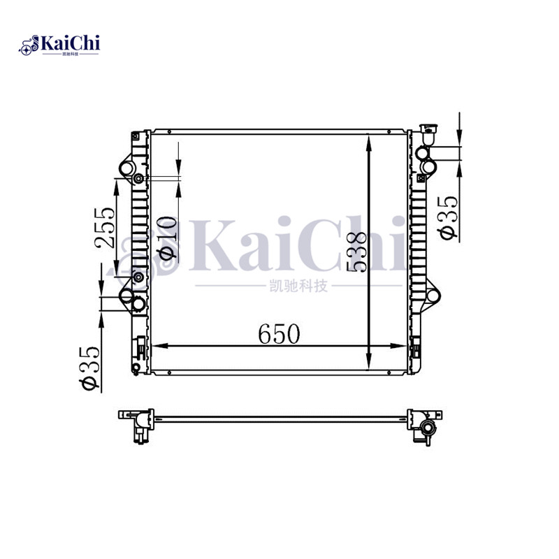 2802 Aftermarket Auto Radiator Toyota Tacoma 2.7L/4.0L 2005-2015
