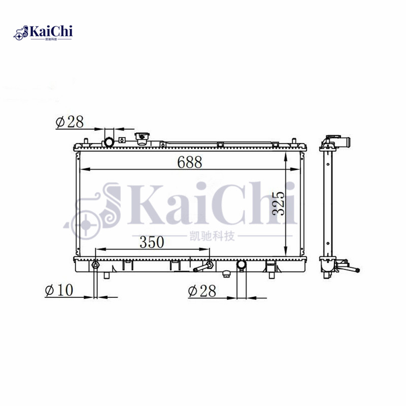 2446 Auto Radiator Mazda Protege 1.6L/1.8L/2.0L 1999-2003