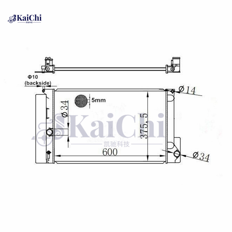 13552 Car Radiator Scion iM 1.8L 2016 / Toyota Corolla iM 1.8L 2017-2018