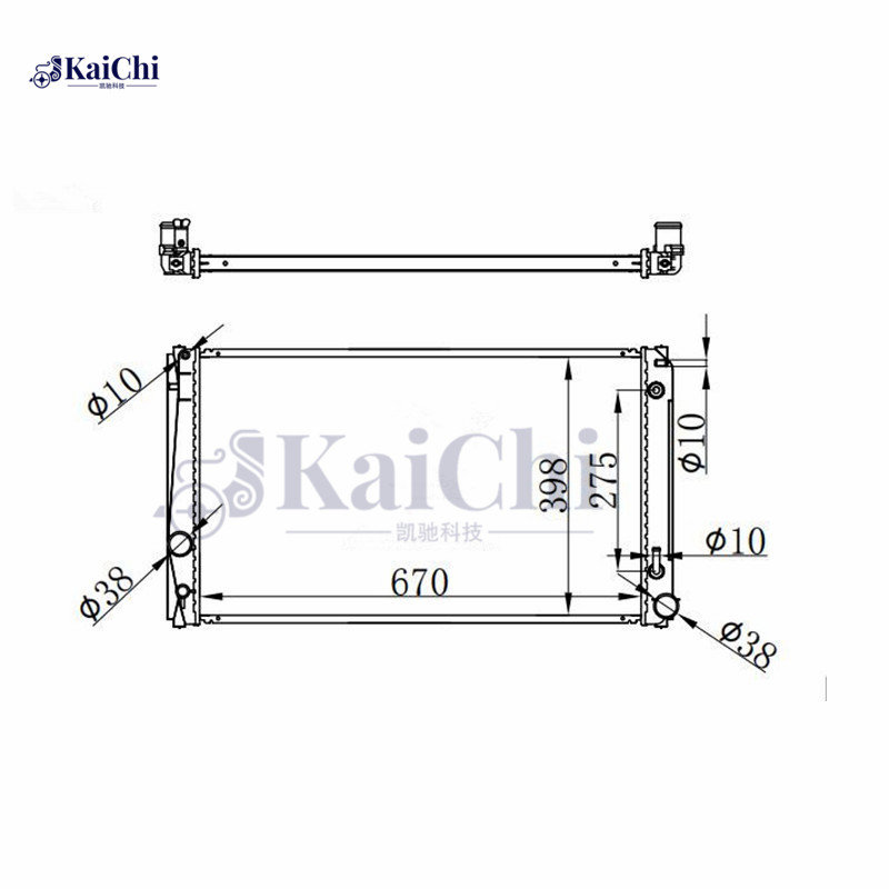 2892 Aftermarket Auto Radiator Toyota RAV4 2.4L/2.5L/3.5L 2006-2018