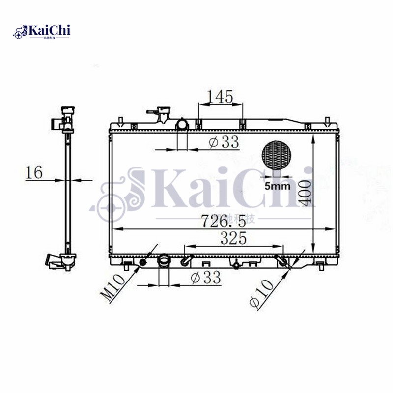 2954 Auto Radiator Assembly Honda CR-V 2.4L 2007-2009 Japan Built