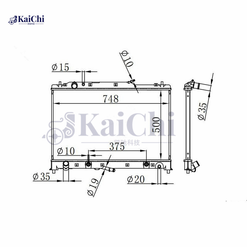 2986 Auto Coolant Radiator Mazda CX-9 3.5L/3.7L 2007-2015