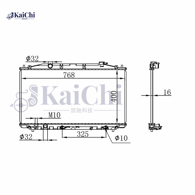 2990 Aftermarket Car Radiator Honda Accord 2.4L 2008-2012 / Honda Crosstour 2.4L 2012-2015