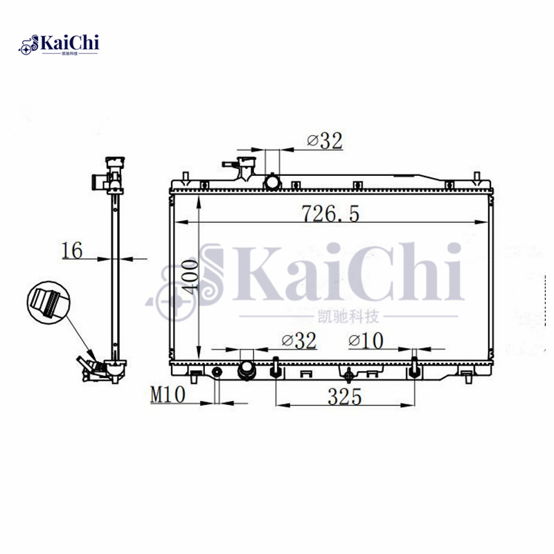 13031 Car Cooling Radiator Honda CR-V 2.4L 2007-2009 USA Built