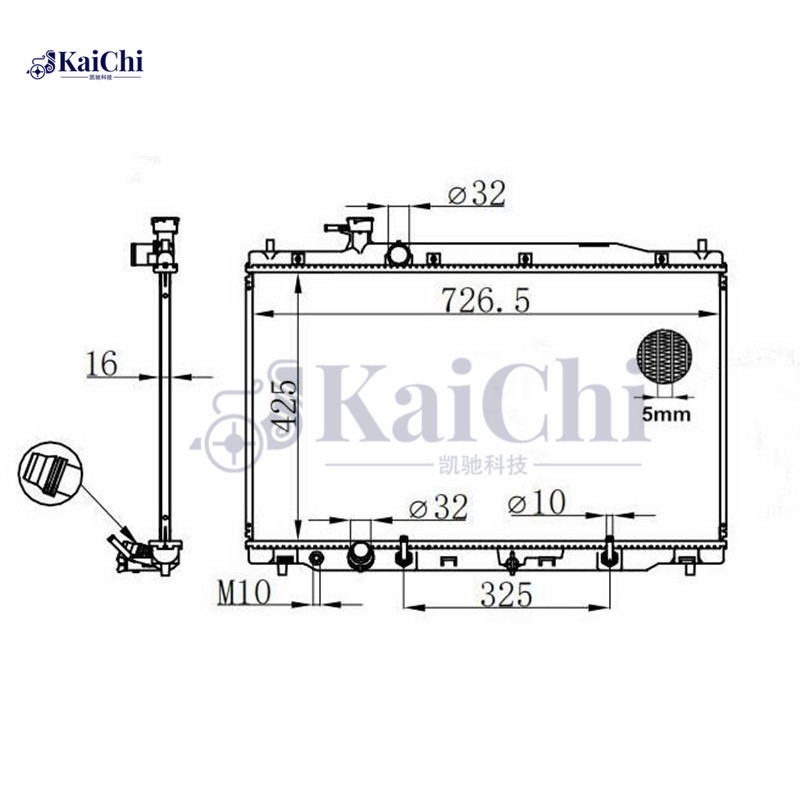 13155 Auto Radiator Assembly Honda CR-V 2.4L 2010-2011 USA Built