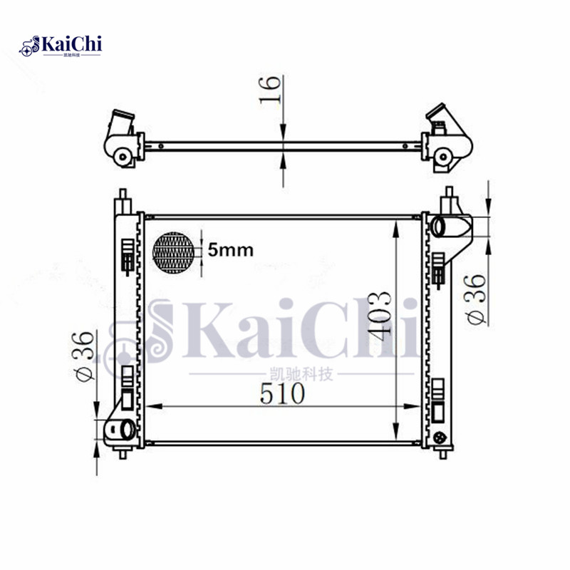 13365 Auto Radiator Assembly Nissan Sentra 1.8L 2013-2019