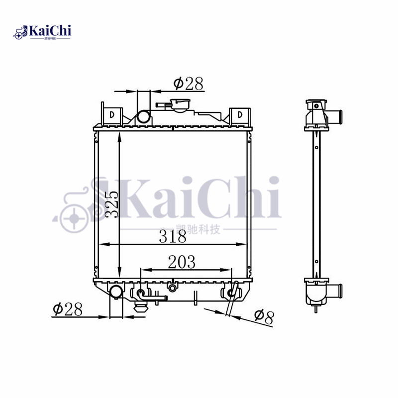 1444 Auto Engine Cooling Radiator Suzuki Swift 1.0L/1.3L/1.6L 1989-2005