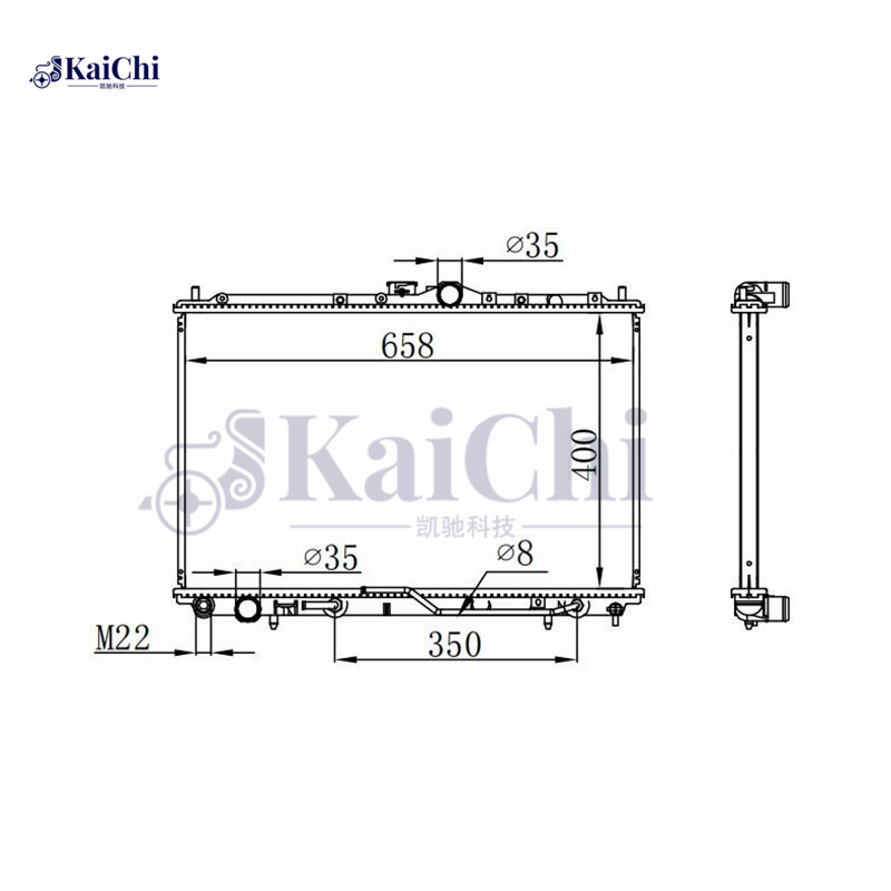 62860A Engine Cooling Radiator Mitsubishi Carisma DA 1.6L/1.8L 1995-2006