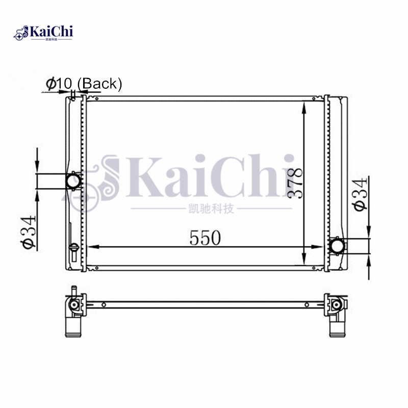 64691 Engine Cooling Radiator Toyota Auris NDE150/NDE180 1.4D-4D 2007-2018 Manual / Toyota Corolla NDE150/NDE180 1.4D-4D 2007-2012 Manual /Toyota ALTIS Saloon NDE120/NDE150 1.4D-4D 2004-2014 Manual