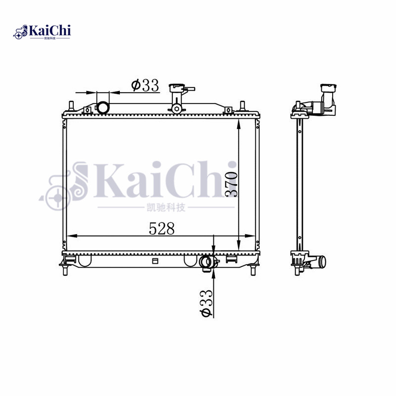 253101E300 Engine Cooling Radiator Hyundai Accent MK II Saloon LC 1.5CRDi 2002-2005 Manual / Hyundai Accent MK III Hatchback MC 1.5CRDi 2005-2010 Manual / Hyundai Accent MK III Saloon MC 1.5CRDi 2005-2010 Manual
