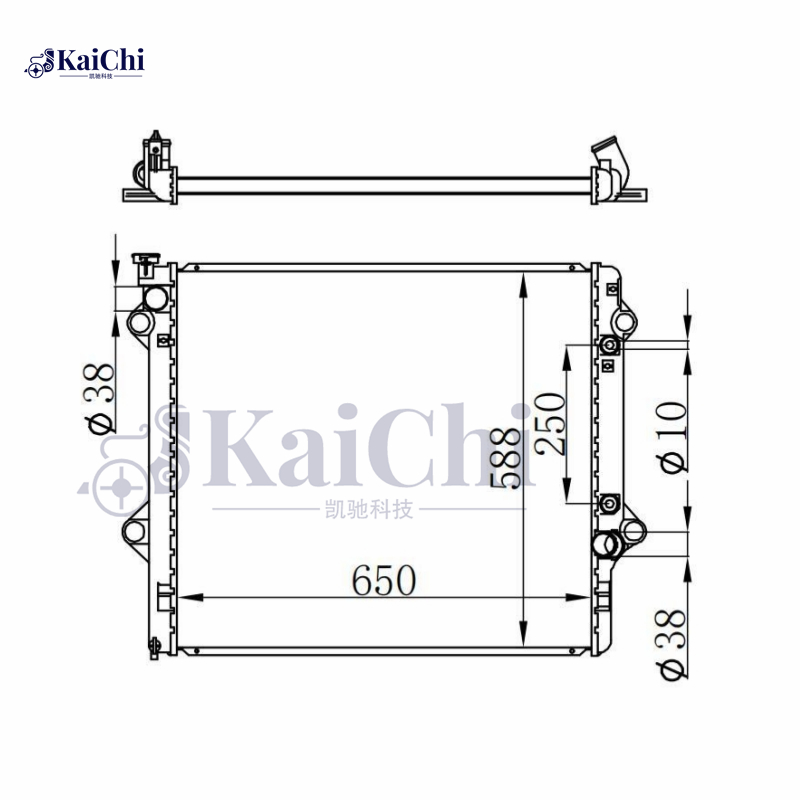 2581 Engine Radiator For 03-09 Toyota 4Runner/Lexus GX470 4.7L