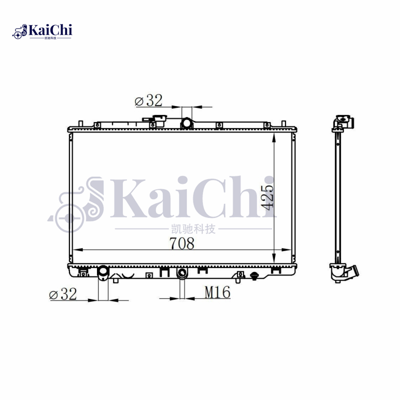 2375 Auto Parts Radiator For 01-03 Acura CL/TL 3.2L