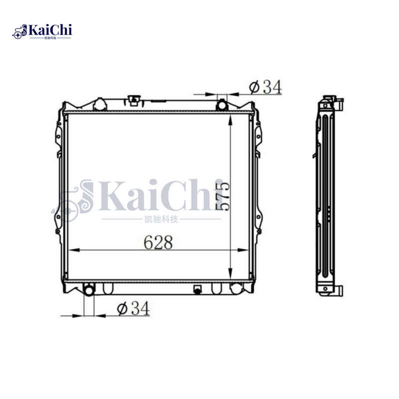 64626A Car Radiator For Toyota Land Cruiser/4Runner III 2.7L 3.4L 95-02 MT