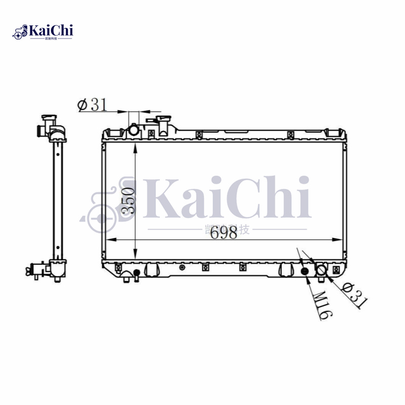 64706 Engine Radiator For Toyota RAV4 I 2.0L 94-00 MT