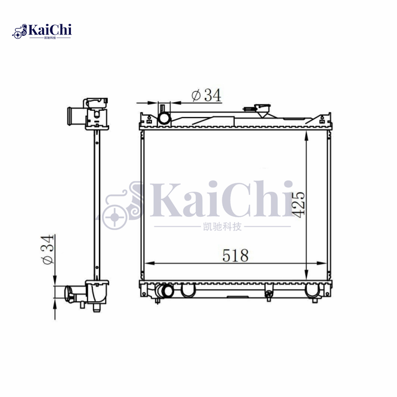 1770077E00 Auto Radiator For 98-05 Suzuki Grand Vitara/Escudo 2.0L 2.5L MT