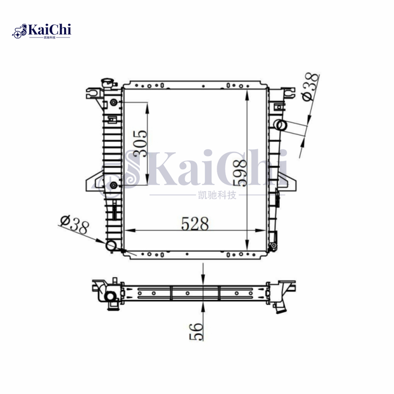 2174 Auto Radiator For 97-00 Ford Explorer 4.0L