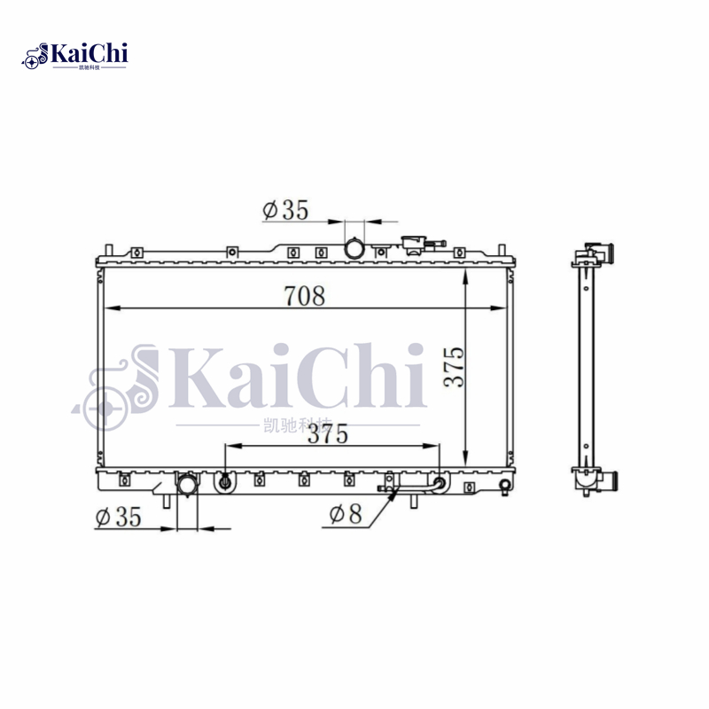 2301 Car Radiator For 99-02 Mitsubishi Galant 2.4L