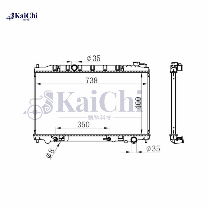 2693 Car Radiator For 2004 Nissan Maxima 3.5L