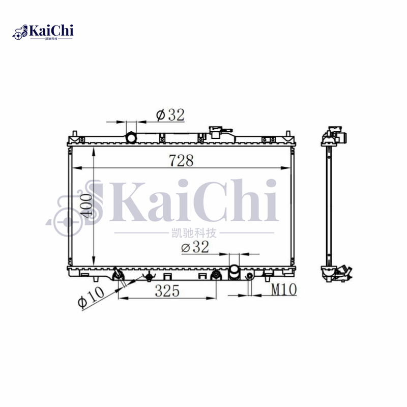 13015 Auto Parts Radiator For 07-11 Honda Element 2.4L