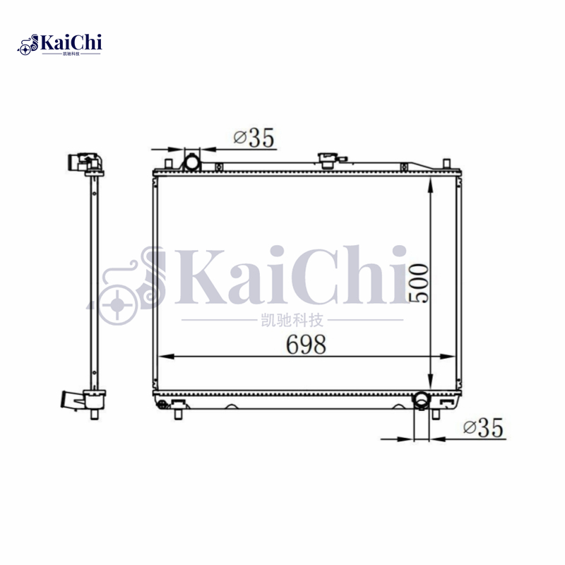 628962 Auto Radiator For Mitsubishi Pajero/Montero/SHOGUN/3.0L 3.5L 00-06/3.8L 2007- MT