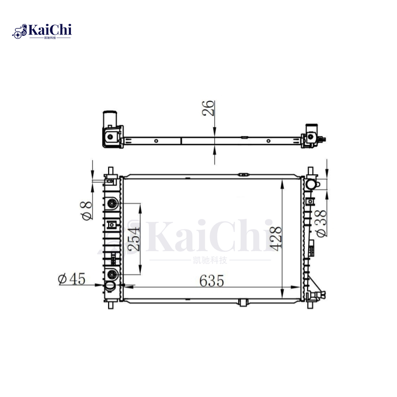 2139 Aluminum Core Radiator Fits 97-04 Ford Mustang V8 4.6L