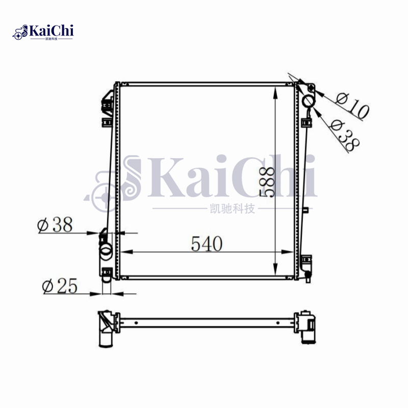 2342 Plastic Tank Radiator For 02-05 Ford Explorer/Mercury Mountaineer 4.0L 4.6L