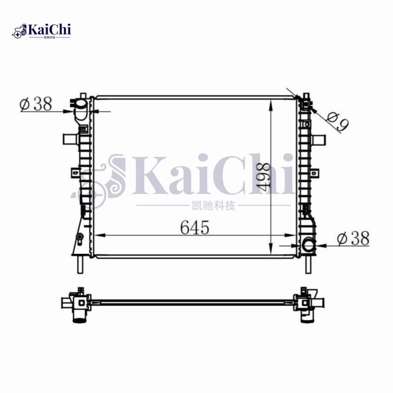 2610 Engine Radiator 03-05 Ford Crown Victoria/Lincoln Town Car/Mercury Grande Marquis 4.6L V8