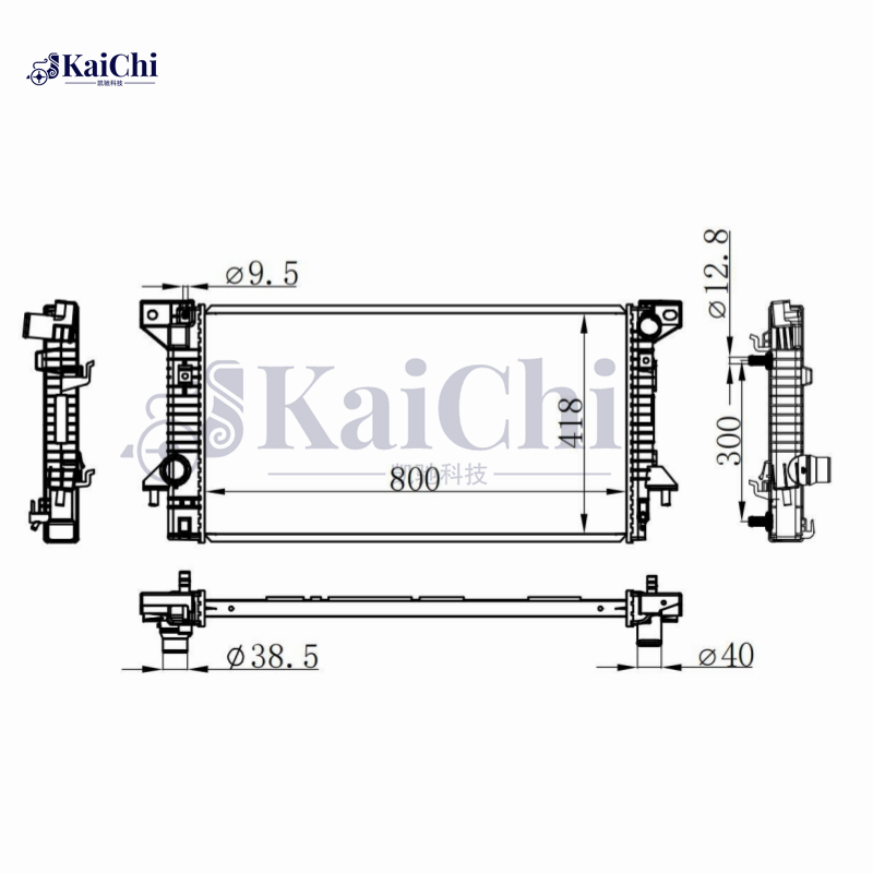 13226 Engine Radiator For 11-14 Ford F-150 3.5L 3.7L 5.0L/15-17Expedition/Lincoln Navigator 3.5L