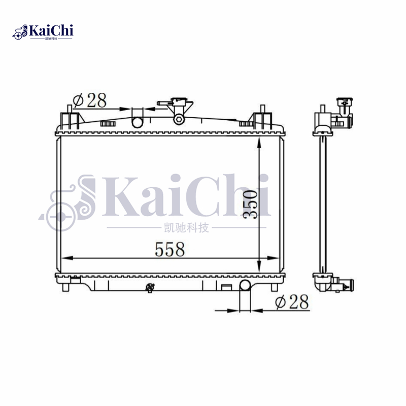 68504 Car Radiator For 07-15 Mazda 2 1.3L/1.5L MT