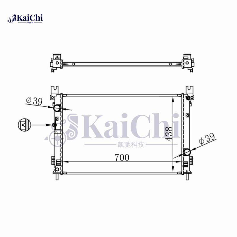 13025 Engine Cooling Radiator For 06-08 Chrysler Pacifica V6 3.8L 4.0L