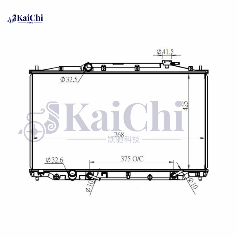 13121 Aluminum Core Radiator For 09-14 Acura TL 3.5L 3.7L