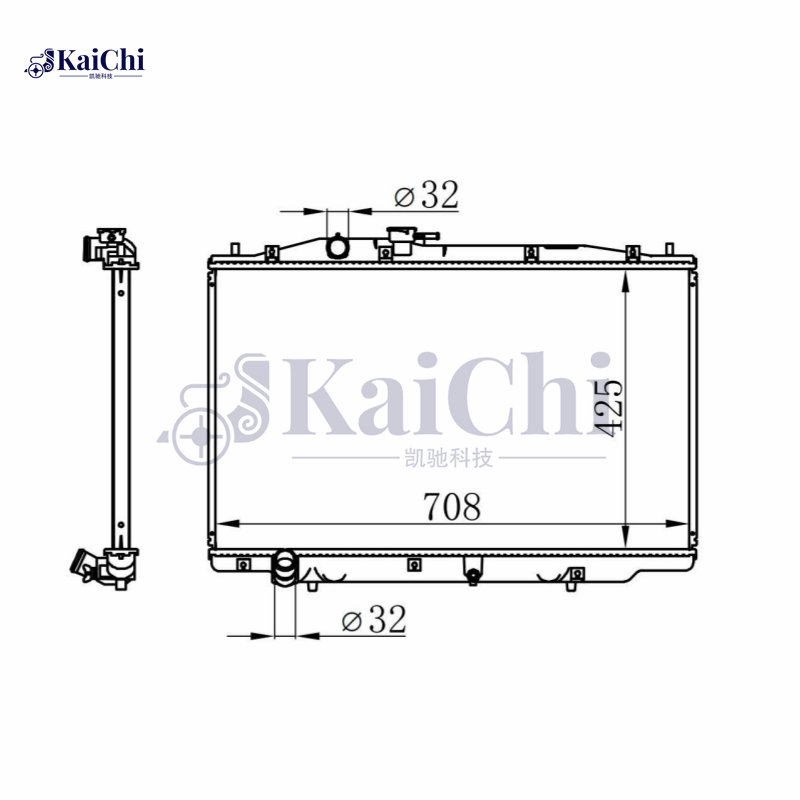2773 Aluminum Core OE Replacement Cooling Radiator For 04-06 Acura TL 3.2L