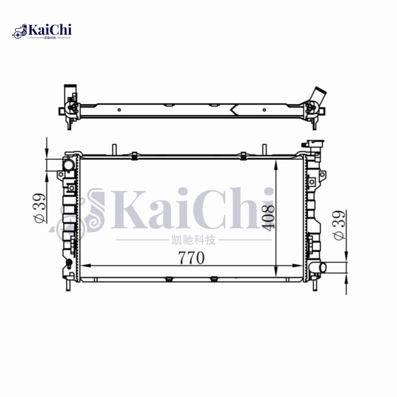 2770 Radiator Replacement Fits 05-07 Dodge Caravan Van L4 2.4L