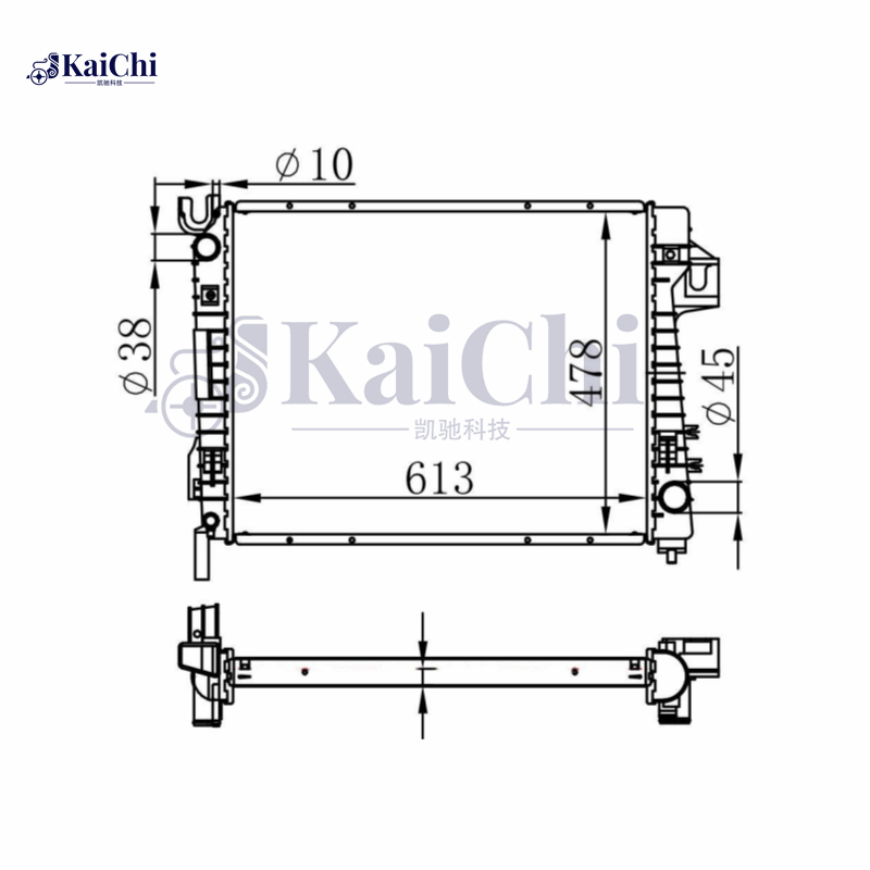 2479 Aluminum Radiator Fits 02-04 Dodge Ram 1500 2500 3500 3.7L 4.7L 5.7L