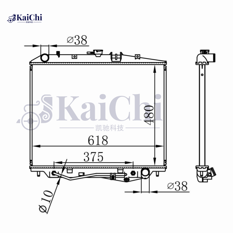 2221 Engine Radiator Koyorad For 98-02 Isuzu Trooper/98-99 Acura SLX 3.5L 8972370510