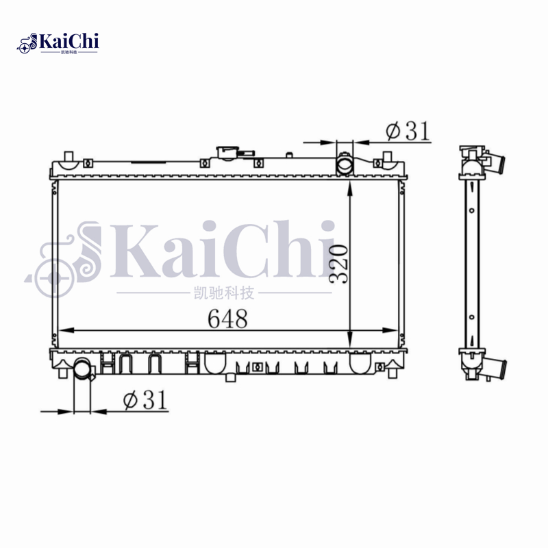 2277 OE Style Radiator Replacement For 99-05 Mazda Miata 1.8L Manual