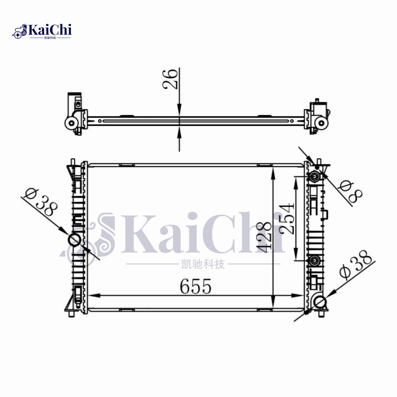 13089 Radiator Replacement For 09-10 Mazda 6 L4 2.5L/V6 3.7L