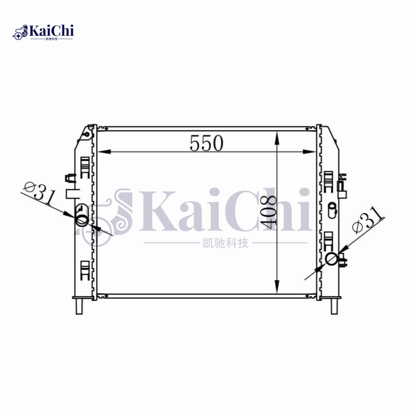 68527 Nissens Engine Radiator For 06-15 Mazda MX-5 Miata NC18 1.8L 2.0L Manual