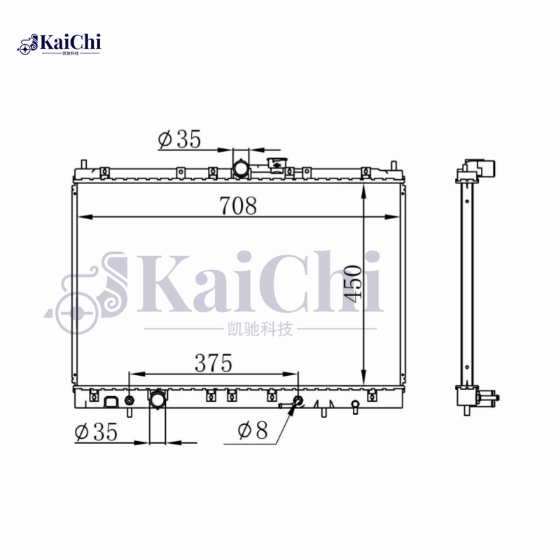 628031 Nissens Coolant Radiator For 98-04 Mitsubishi Space Wagon 2.0L 2.4L