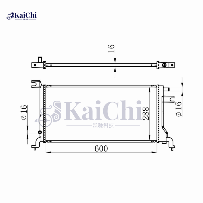 13304 Aluminum Inverter Radiator For 07-11 Nissan Altima Hybrid 2.5L
