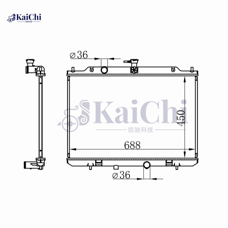 13405 Car Radiator For 15-18 Chevrolet City Express/13-21 Nissan NV200 2.0L