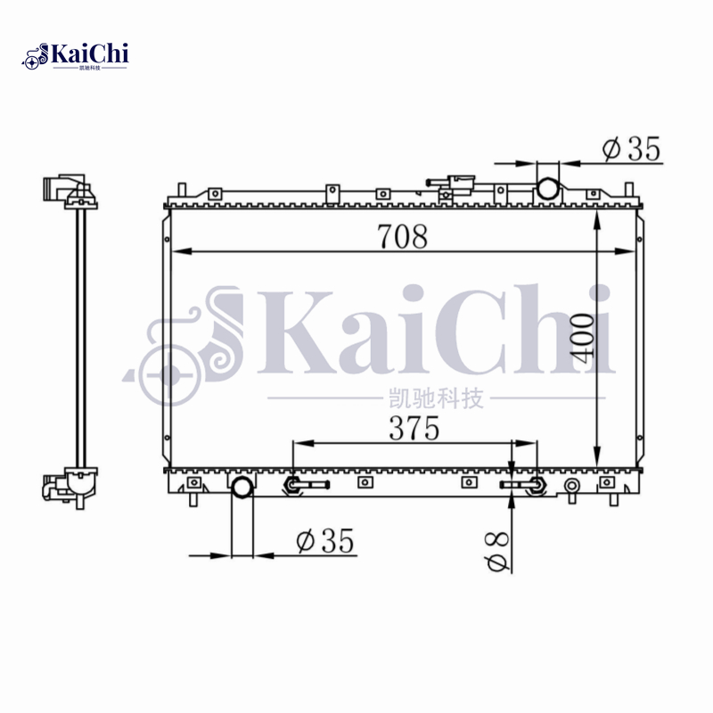 1906 Aluminum Radiator Fits 97-04 Mitsubishi Diamante 3.5L