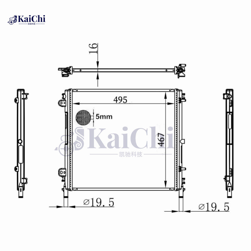 214573KN0A Inverter Radiator For 14-17 Infiniti QX60 L50 2.5L