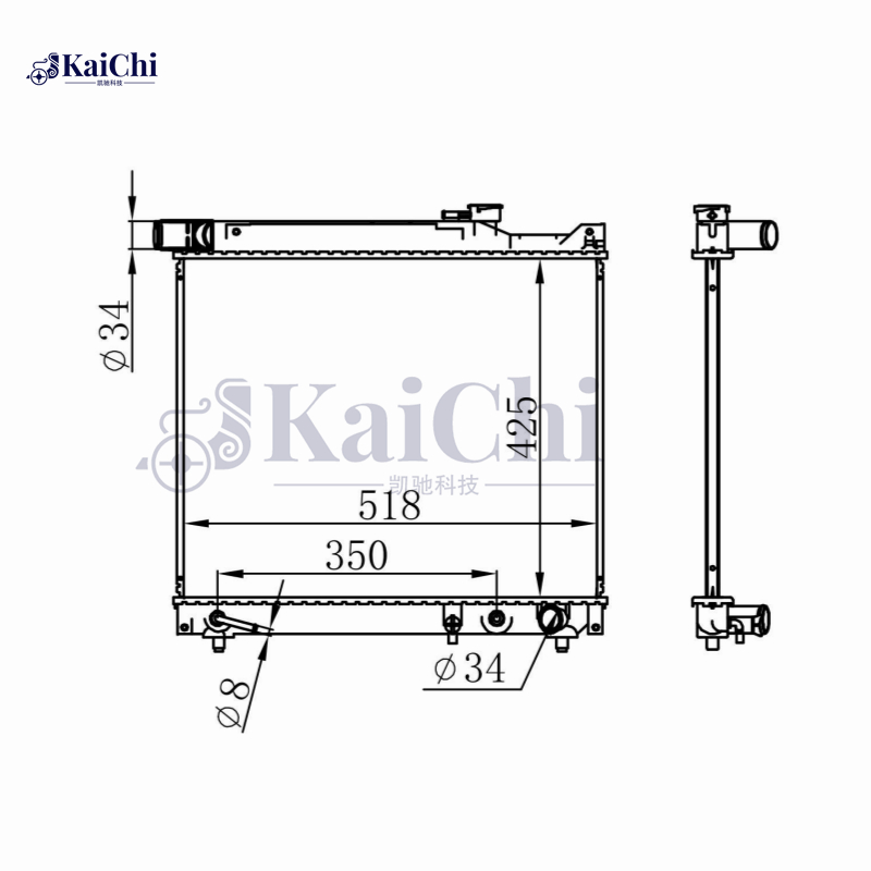1770078E00 Engine Radiator For 98-05 Suzuki Grand Vitara 2.0D