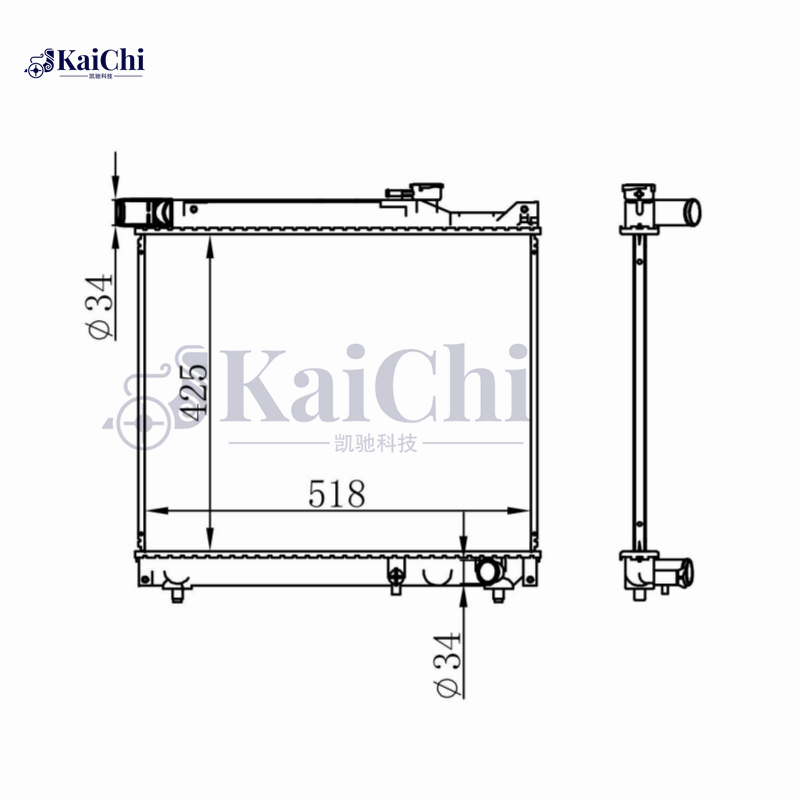 64165 Engine Radiator For 98-05 Suzuki Grand Vitara 2.0D 1770078E20