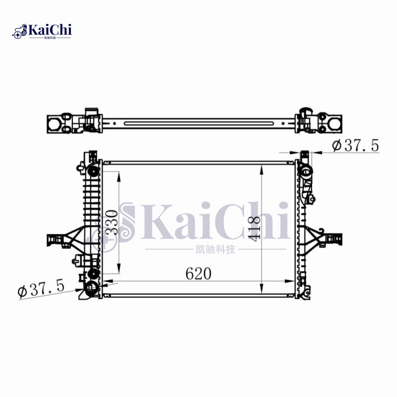 2805 Car Aluminum Core Radiator For 01-09 Volvo S60/99-06 S80/01-07 V70/03-07 XC70