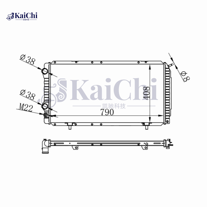 61390A Engine Radiator For 1995- Fiat Ducato/Citroen Jumper/Peugeot Boxer 1301HQ